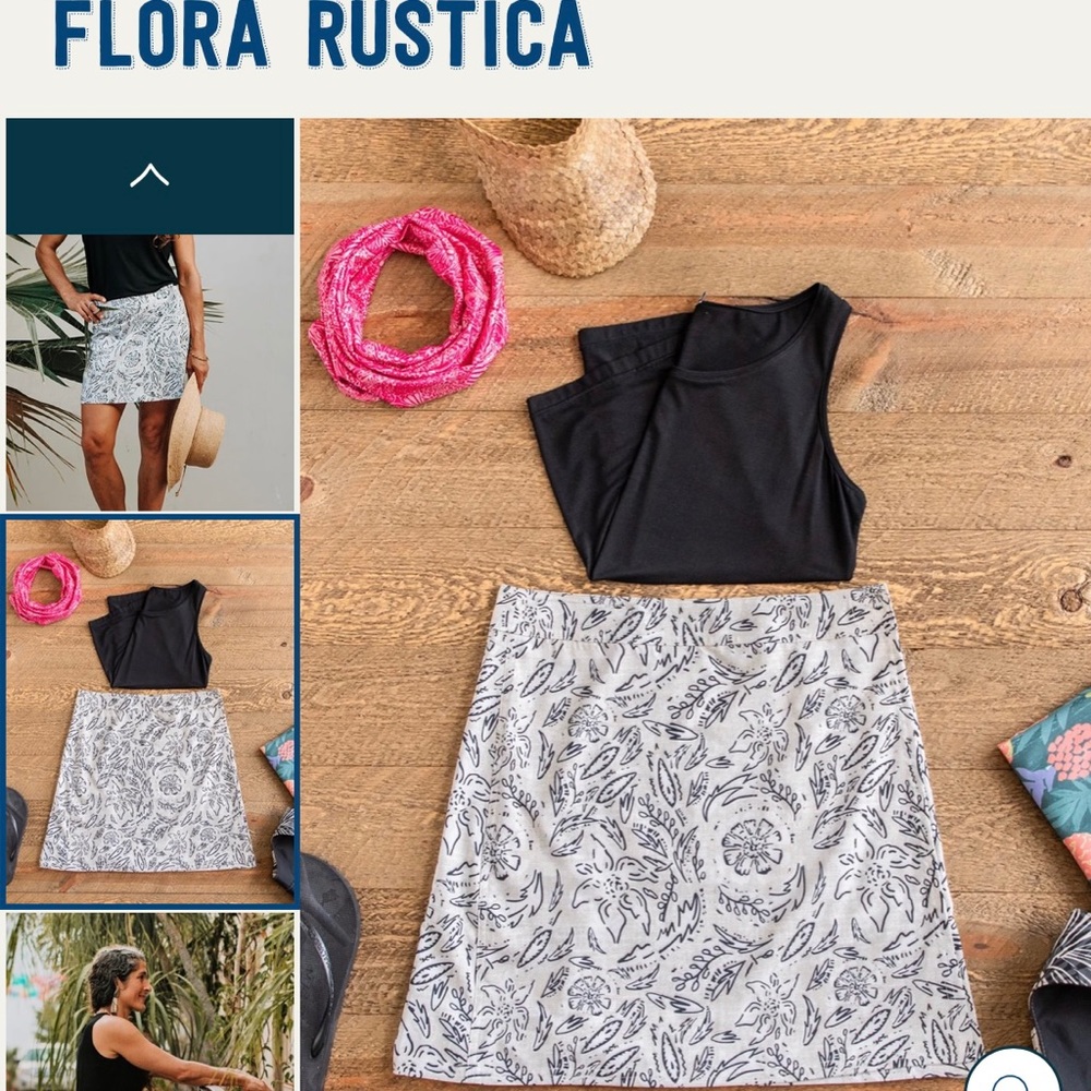 Rip Skirt Hawaii  “Flora Rustica”